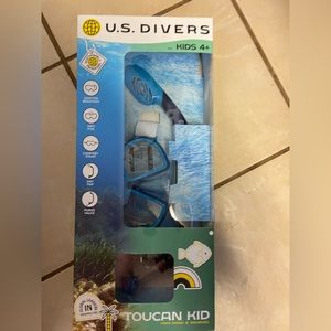 U.S. Divers Kid Snorkeling Combo Ages 4 - 6 (Blue & Navy) Mask and Snorkel